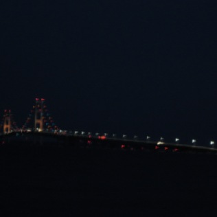 The Bridge as it is dark. Photos by Jelane A. Kennedy